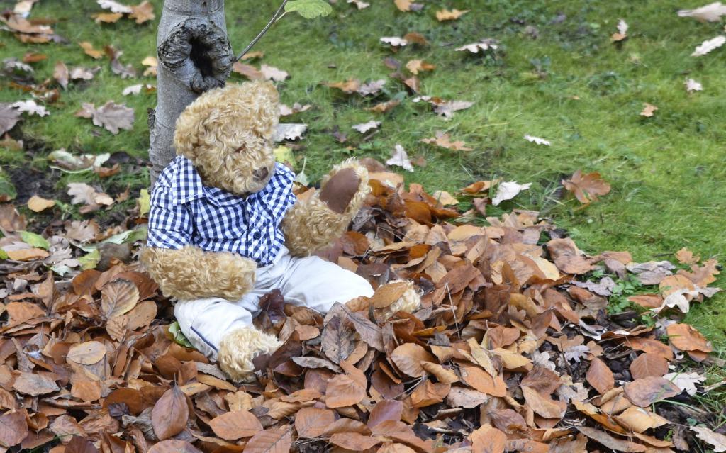 Teddybeer Hubeertje, Ophalen of Verzenden, Zo goed als nieuw, Stoffen beer, Overige merken