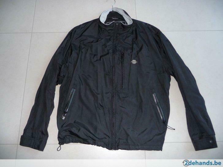 Aesse Sportjas Windstopper/Regenjas, Maat 52/54 (L), Zwart, Wandelen of Outdoor, Nieuw