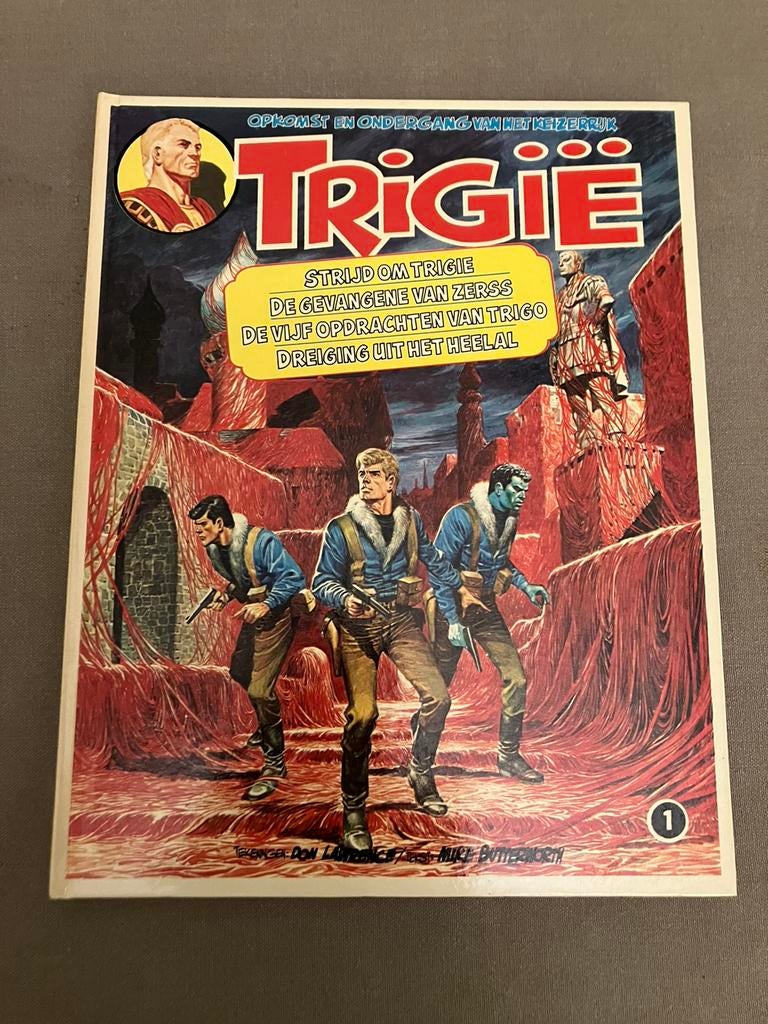 Trigië - Verzamelalbum nr 1 - Oberon bundeling HC., Nieuw, Ophalen of Verzenden, Don Lawrence, Meerdere stripboeken
