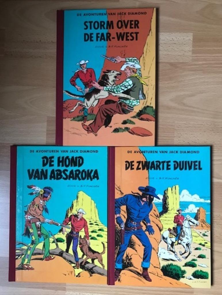 3x JACK DIAMOND - L. & F. FUNCKEN - RIJPERMAN WESTERN KUIFJE, Plusieurs BD, Enlèvement ou Envoi, Comme neuf, L. & F. FUNCKEN