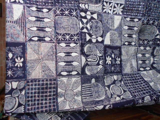 tissu neuf, batik, 10€, Neuf, Enlèvement ou Envoi, Coton, Bleu
