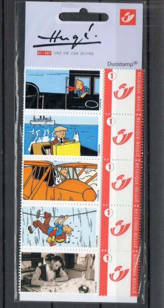 duostamps sous blister : Tintin - Hergé, une vie une oeuvre, Enlèvement