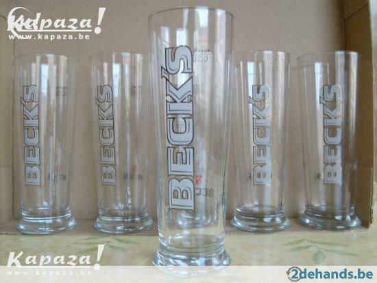 Bierglazen Beck's, Nieuw, Glas of Glazen