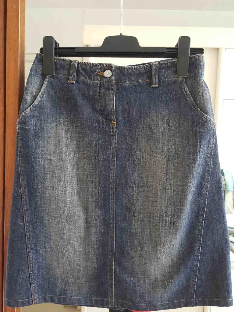 jupe en jeans Calvin Klein W28 = 38, Calvin klein, Taille 38/40 (M), Enlèvement ou Envoi, Porté