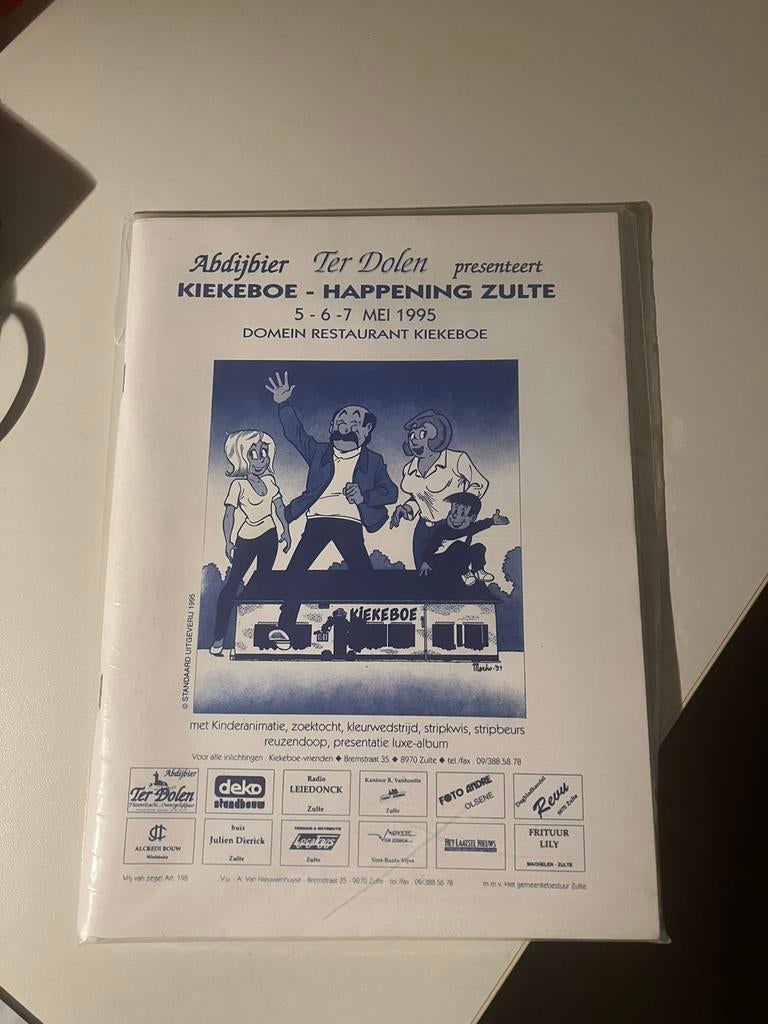 Zeldzame reclame uitgave Kiekeboe 1995 - abdijbier ter dolen, Enlèvement ou Envoi
