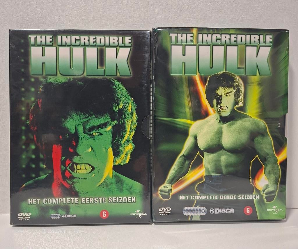 the Incredible Hulk seizoen 1+3, Cd's en Dvd's, Ophalen of Verzenden, Boxset