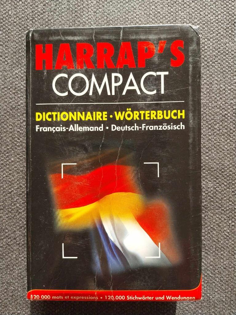 Dictionnaire Harrap's allemand-français et français-allemand, Enlèvement ou Envoi, Utilisé, Non-fiction