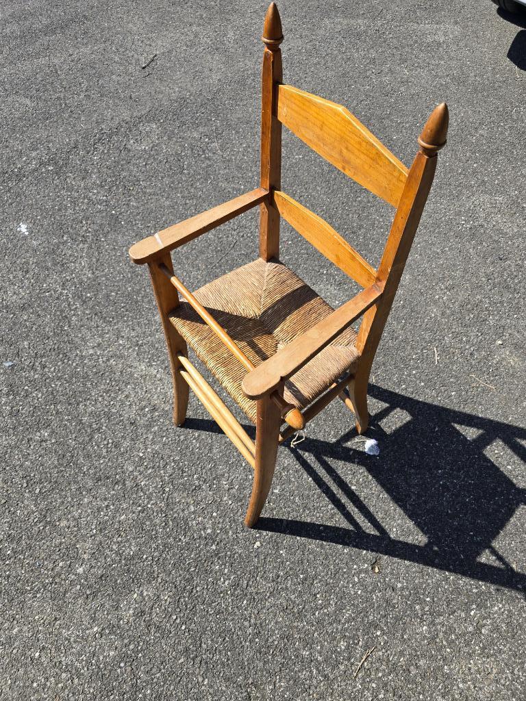 chaise haute pour enfant ancienne, Enlèvement, Utilisé, Chaise de table