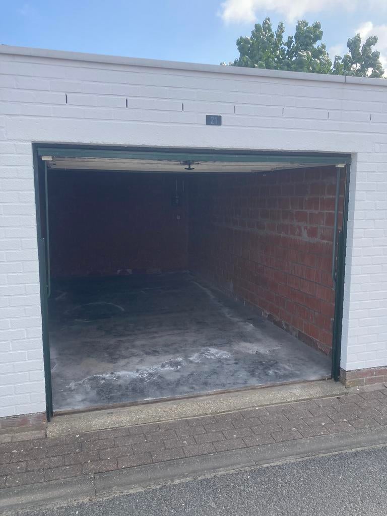 Garagebox te huur per dag.