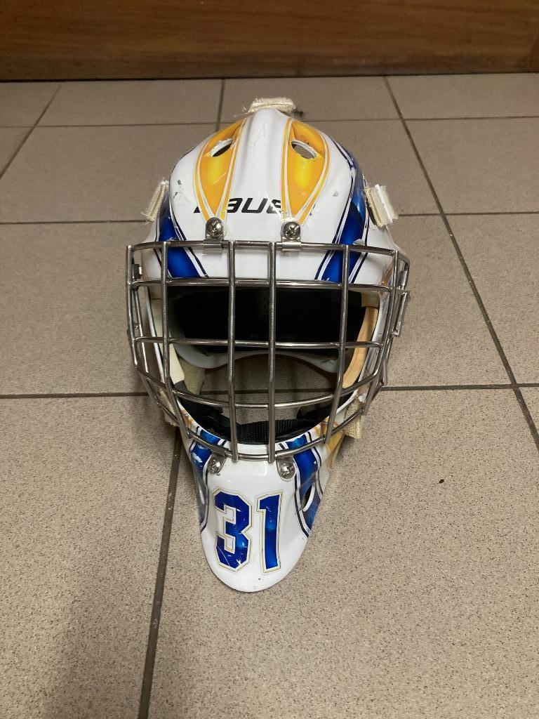 ijshockey keepermasker, Ophalen, Gebruikt, Bescherming