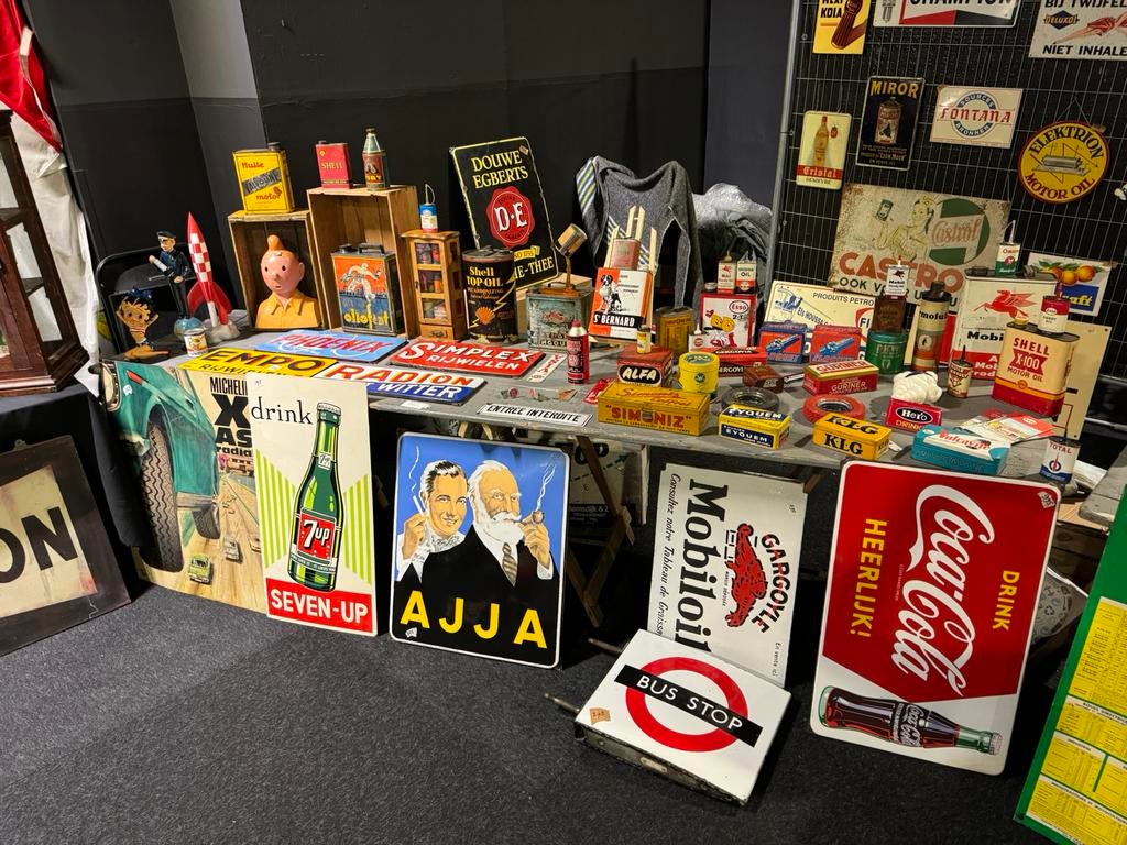 G E Z O C H T : oude garage reclames !, Ophalen, Gebruikt, Reclamebord