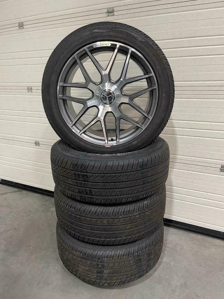 Jeu de roues look AMG Mercedes Classe G W463 22 pouces, Autos : Pièces & Accessoires, Neuf, Pneus et Jantes, Enlèvement ou Envoi