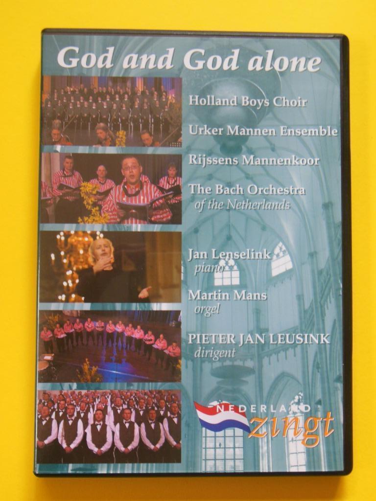 DVD God and God alone - Nederland zingt (+ gratis CD), Alle leeftijden, Ophalen of Verzenden, Gebruikt
