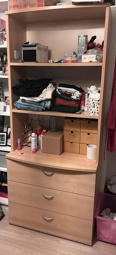 Ladenkast boekenkast  kinderkamer houtkleurig, Enlèvement, Utilisé, Une personne