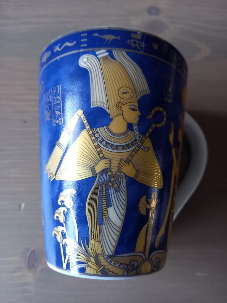 DRINKTAS UIT EGYPTE MET FARAO'S, Ophalen of Verzenden, Zo goed als nieuw