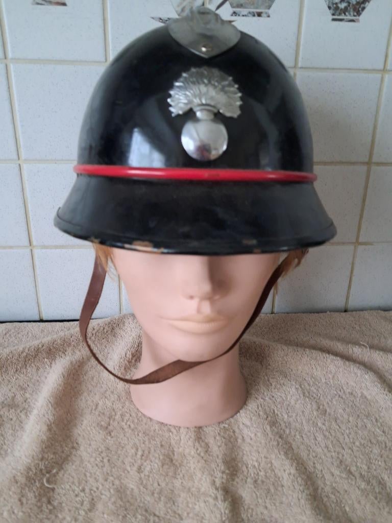 Ancien casque de la gendarmerie belge, Enlèvement ou Envoi, Gendarmerie, Casque ou Béret