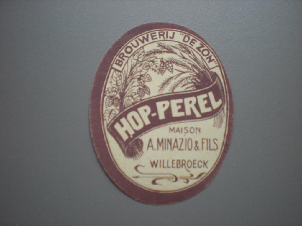 bière - étiquette - Brasserie Willebroek, Enlèvement ou Envoi, Comme neuf, Panneau, Plaque ou Plaquette publicitaire, Autres marques
