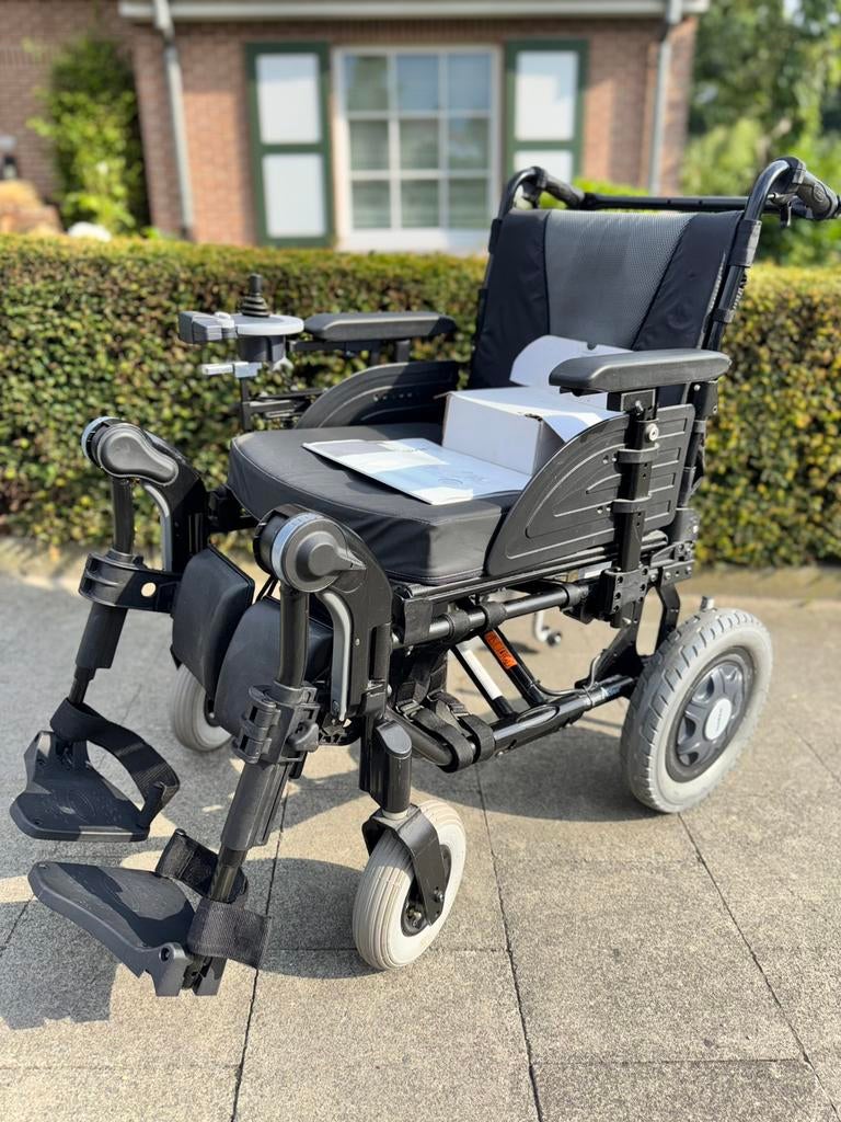 Invacare alber esprit action Elektrische plooibaar Rolstoel, Ophalen of Verzenden, Inklapbaar, Zo goed als nieuw, Elektrische rolstoel