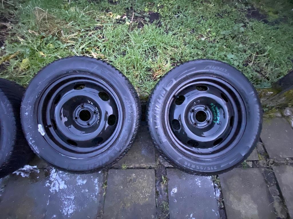 4 Michelin Alpin winterbanden (maat 215/55 R16), Ophalen, Citroën