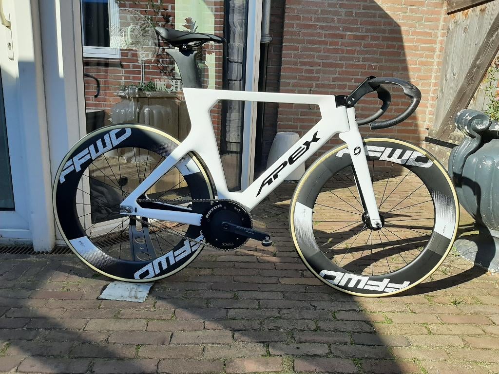 Apex Baan fiets maat M kompleet met veel extra delen, Fietsen en Brommers, Carbon, Nieuw, 53 tot 57 cm, Ophalen