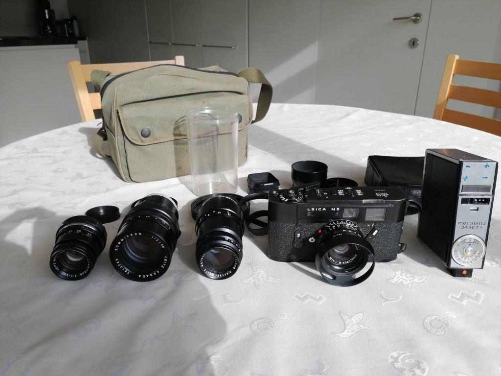 Leica M5 + lenzen, Audio, Tv en Foto, Ophalen, Leica