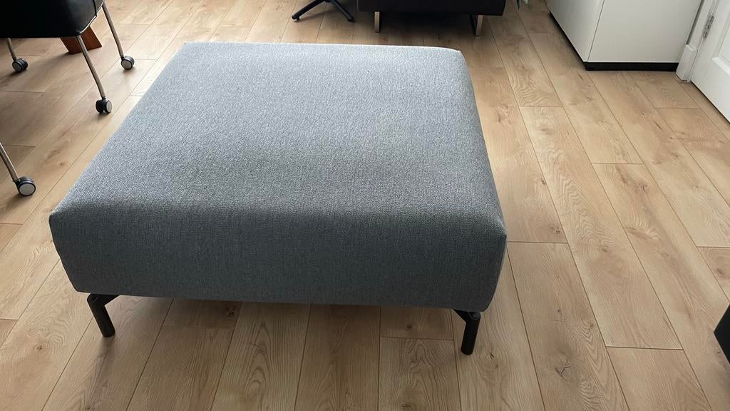 Pode Ziggy poef kleur Nomad 80 Steel 1 x 1 m, Huis en Inrichting, Ophalen, Zo goed als nieuw, Stof