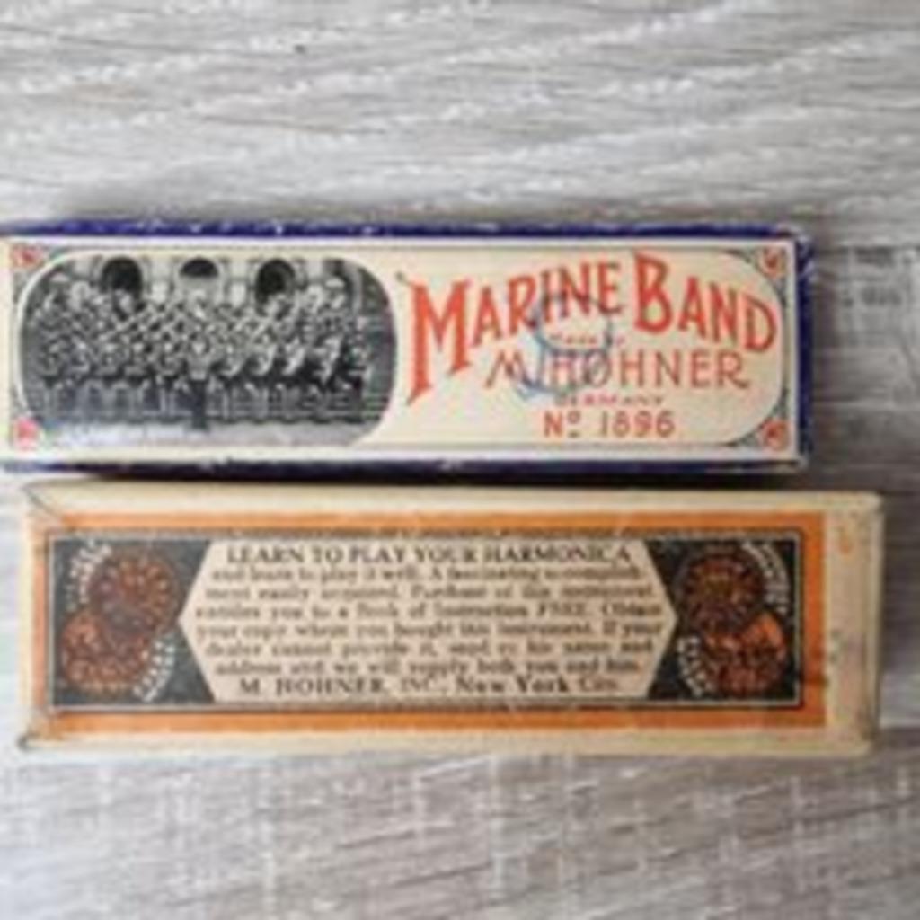 mondharmonica Marineband, Ophalen of Verzenden, Gebruikt, A-mondharmonica