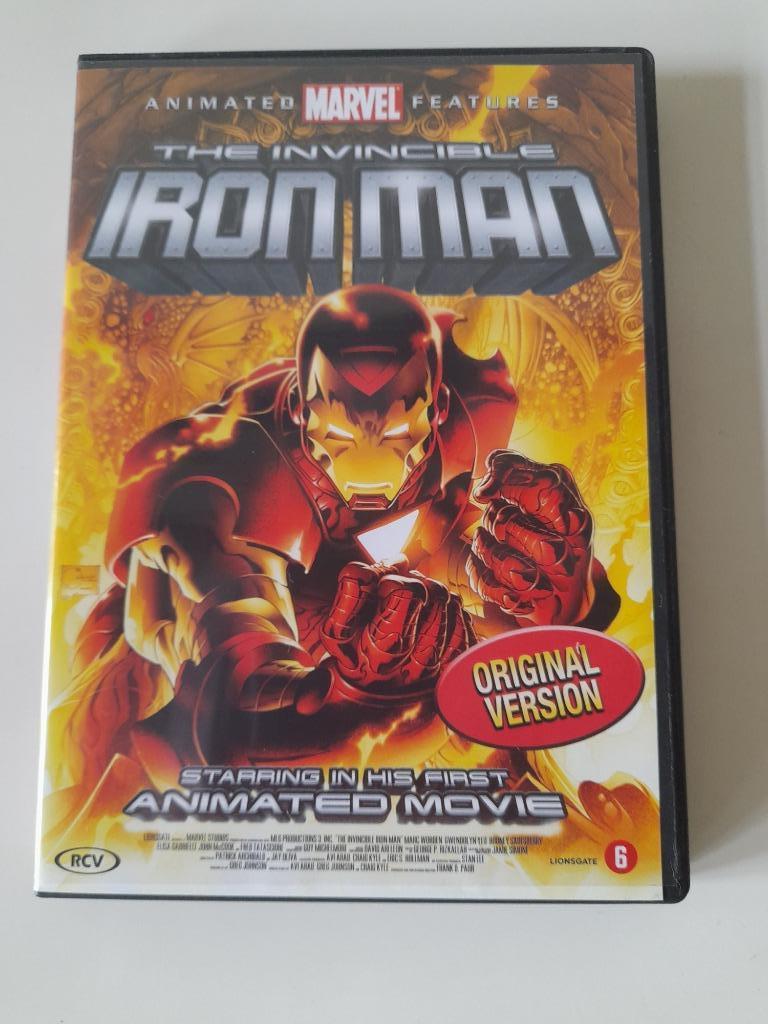 Dvd Marvel - Iron Man, Cd's en Dvd's, Tekenfilm, Amerikaans, Ophalen of Verzenden, Zo goed als nieuw