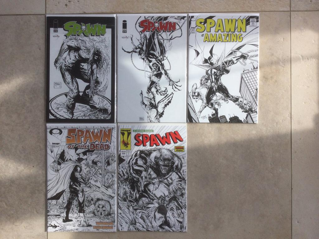 SPAWN Comics various covers MEXICAN KAMITE EDITIONS PART 2, Livres, Enlèvement ou Envoi, Utilisé
