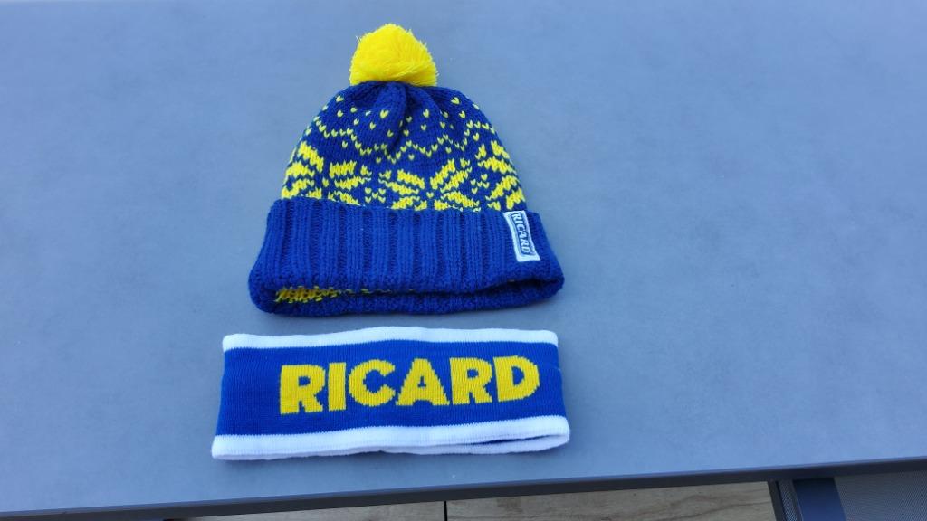 RICARD. Bonnet + Bandeau. Neuf. Jamais porté., Collections, Enlèvement ou Envoi, Neuf
