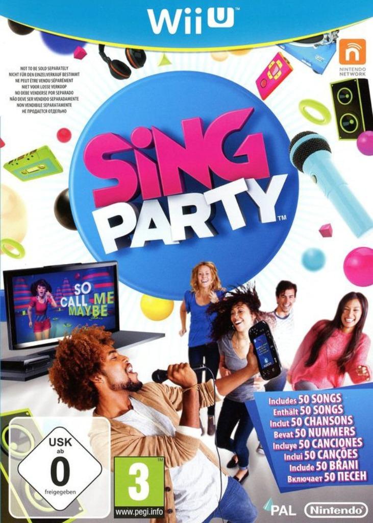 sing party Wii U, Games en Spelcomputers, Games | Nintendo Wii U, Ophalen, Muziek, Zo goed als nieuw, 3 spelers of meer