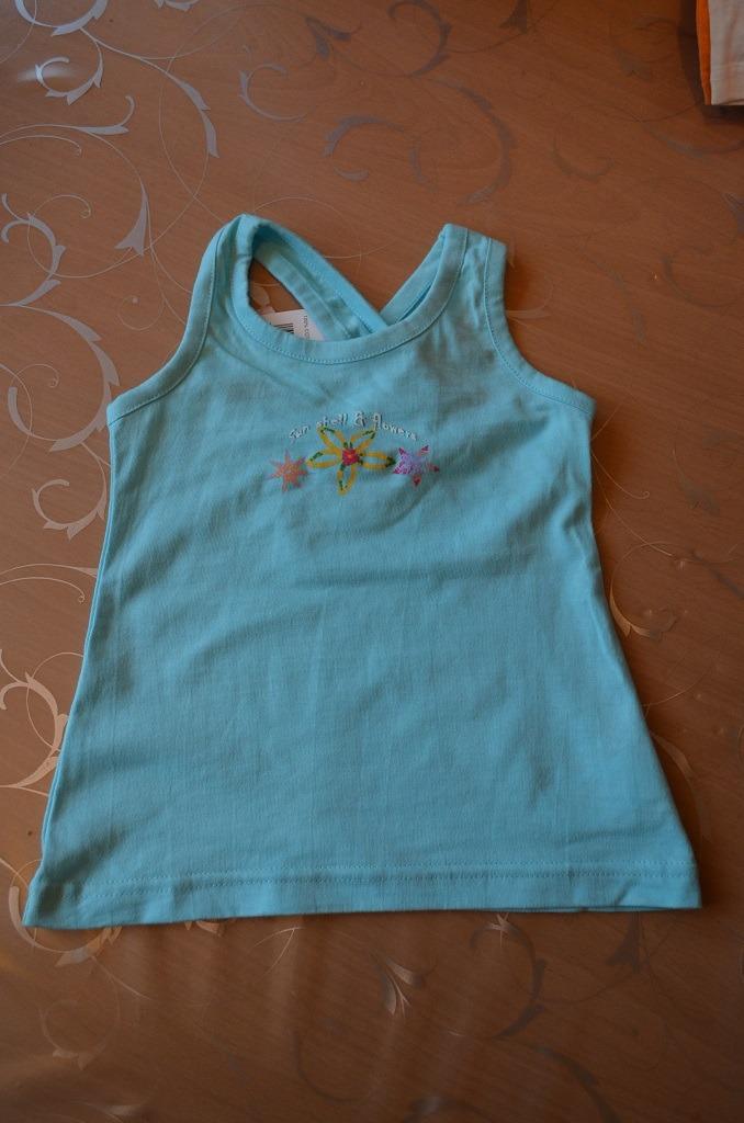 Jurkje Sun shell & flowers blauw 6M/68, Neuf, Robe ou Jupe, Enlèvement ou Envoi, Carrefour