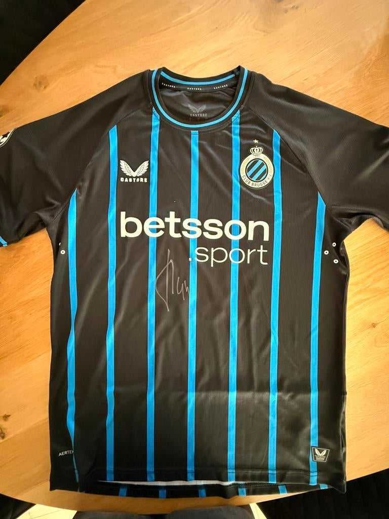 Club Brugge - CL-truitje mt L - Mechele  gesigneerd, Taille L, Enlèvement ou Envoi, Comme neuf