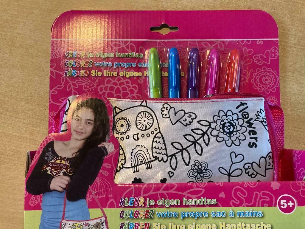 Knutselgerief kleur je eigen handtas (nog in de verpakking), Enlèvement, Neuf
