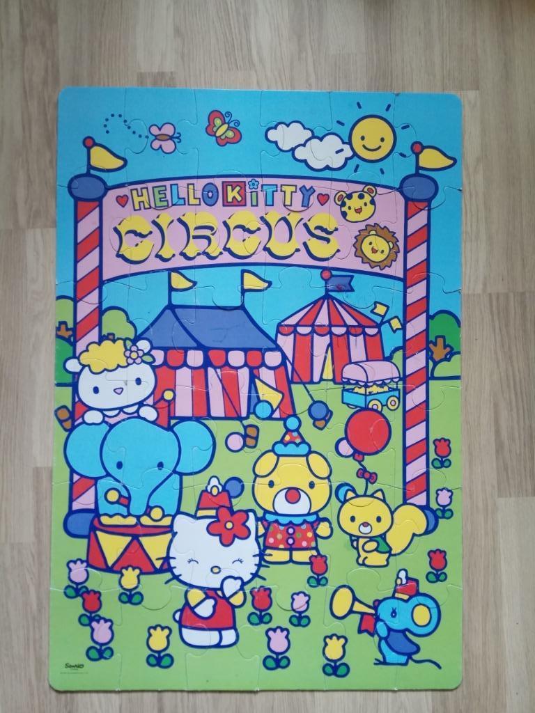 "Hello Kitty" puzzel, Ophalen, 10 tot 50 stukjes, Gebruikt, 2 tot 4 jaar