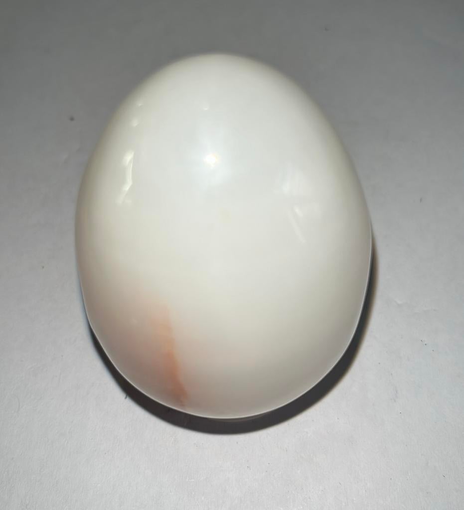 Marmer Onyx Ei met voetje - 188gram - 60mm x 45mm, Ophalen of Verzenden, Nieuw