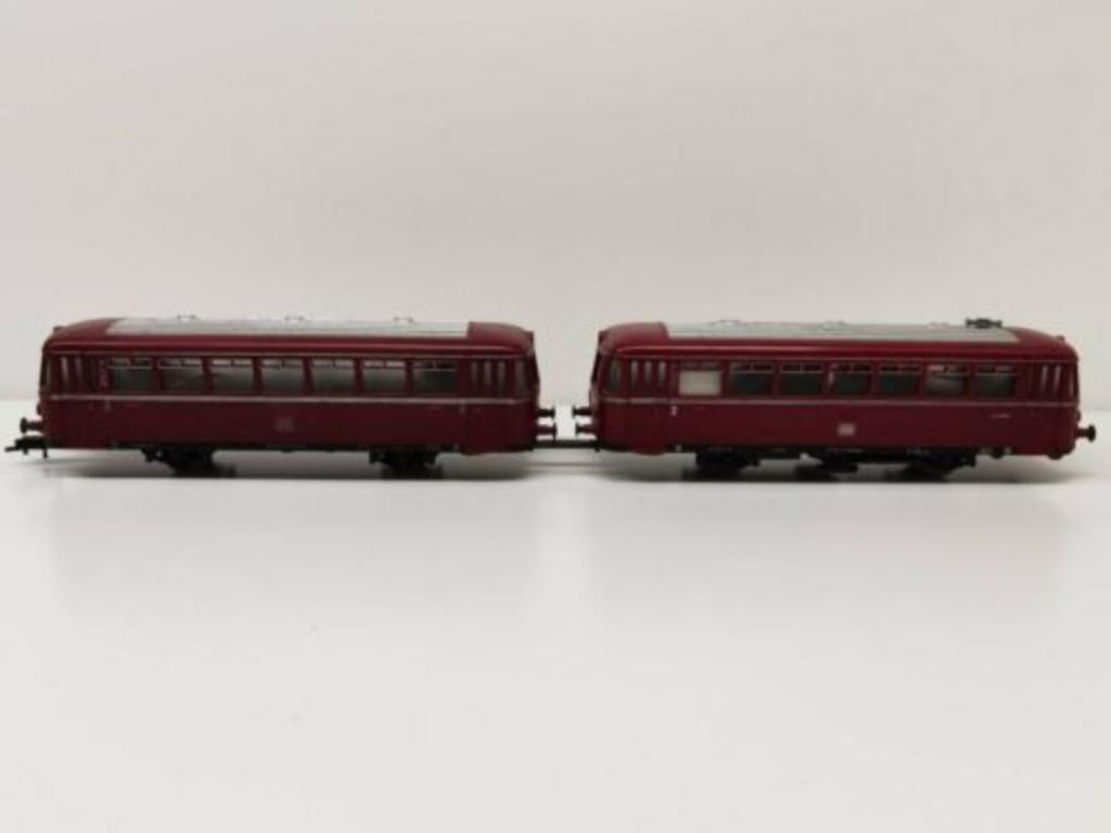 Train Ancien BALMBUS Diesel DB 1/87 HO FLEISCHMANN Germany, Enlèvement ou Envoi, Utilisé, Set de Trains, Fleischmann