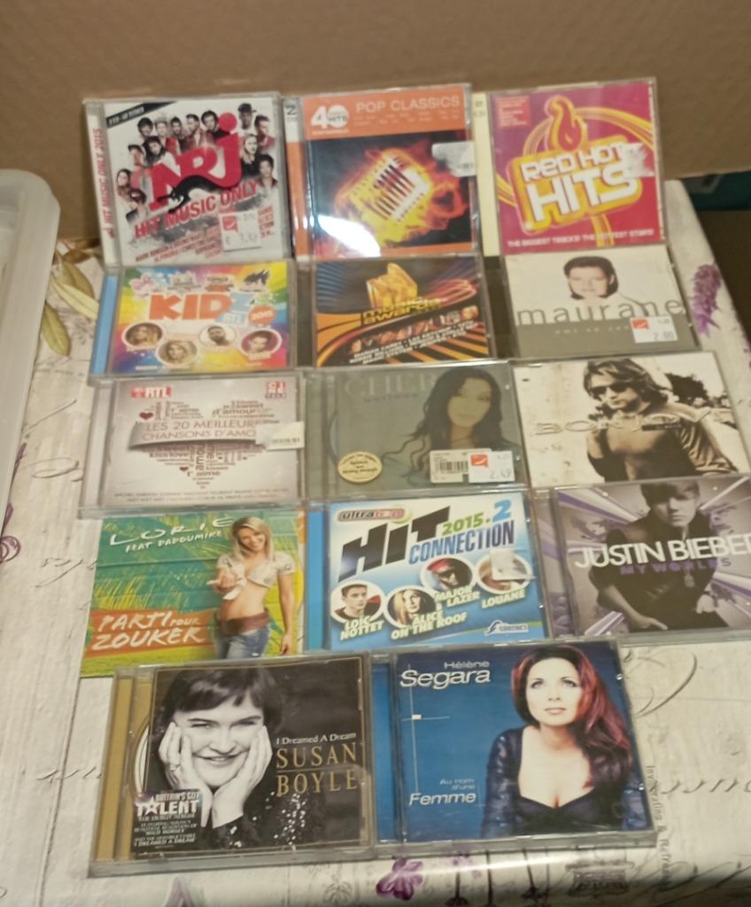 CD toute musique 1€ pièce., CD & DVD, Enlèvement ou Envoi, Utilisé