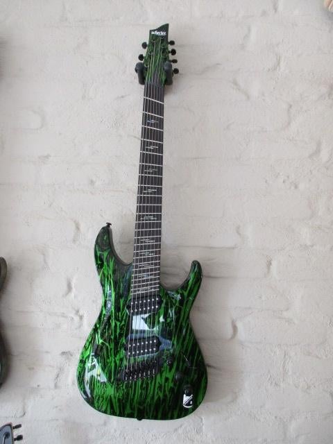 schecter 7 string multiscale, Muziek en Instrumenten, Ophalen of Verzenden