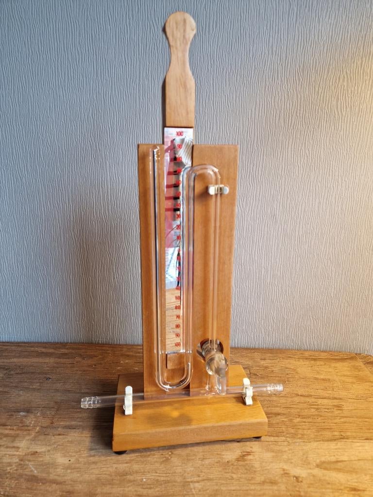 Vintage Manonmeter uit school of laboratorium, Antiek en Kunst, Ophalen of Verzenden
