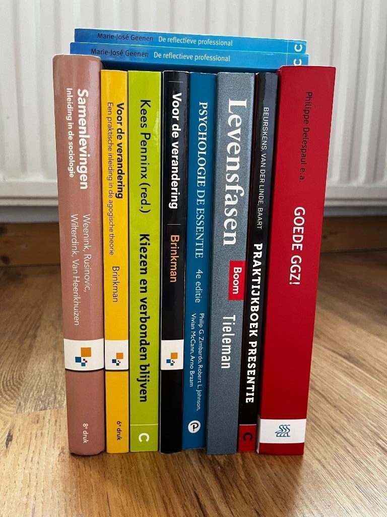studieboeken ervaringsdeskundigheid, psychologie agogiek, Boeken, Ophalen of Verzenden, Nieuw, Hogeschool