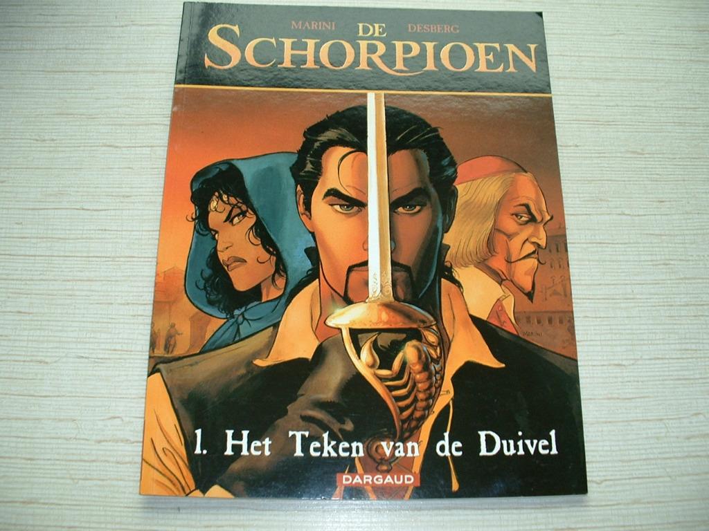 strips de schorpioen dargaud uitgave nrs 1-4-5, Boeken, Stripverhalen, Meerdere stripboeken, Ophalen of Verzenden