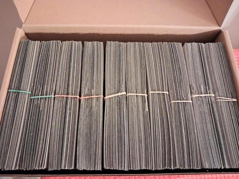 400 cartes C6 avec 3 bandes, 2e main, Sans timbre, Autre, Classeur PTT, Affranchi