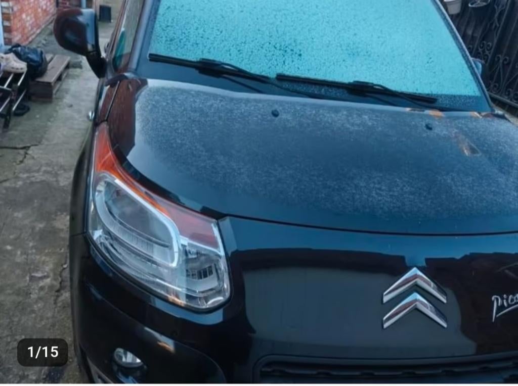 Citroen C3 picasso 1.6hdi 2011 EURO5 205000, Auto's, Citroën, Voorwielaandrijving, Euro 5, Zwart, 4 cilinders