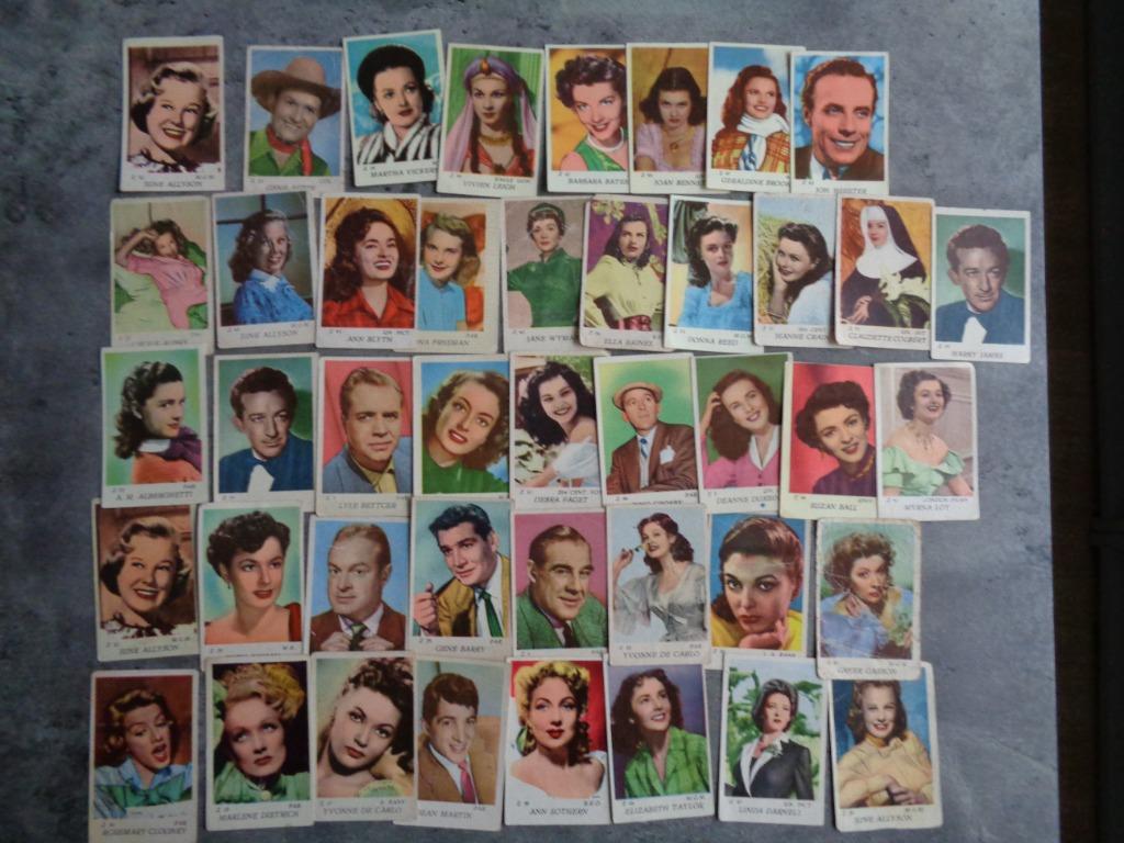 MAPLE LEAF GUM   stars de cinéma des années 1950/60     "Z S, Envoi
