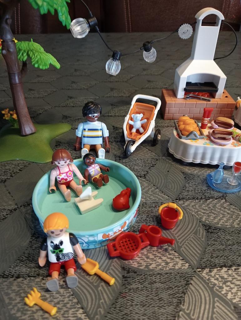Playmobil barbecue + la petite piscine. 9272, Enlèvement, Comme neuf