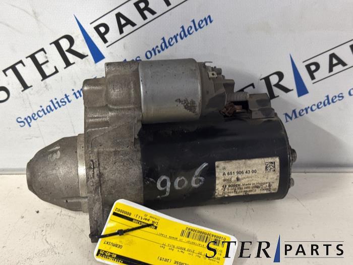 Startmotor van een Mercedes C-Klasse, Gebruikt, -, Ophalen of Verzenden, -