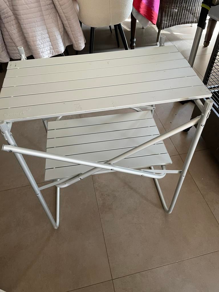Plooibare aluminium tafeltjes, Caravans en Kamperen, Ophalen, Nieuw