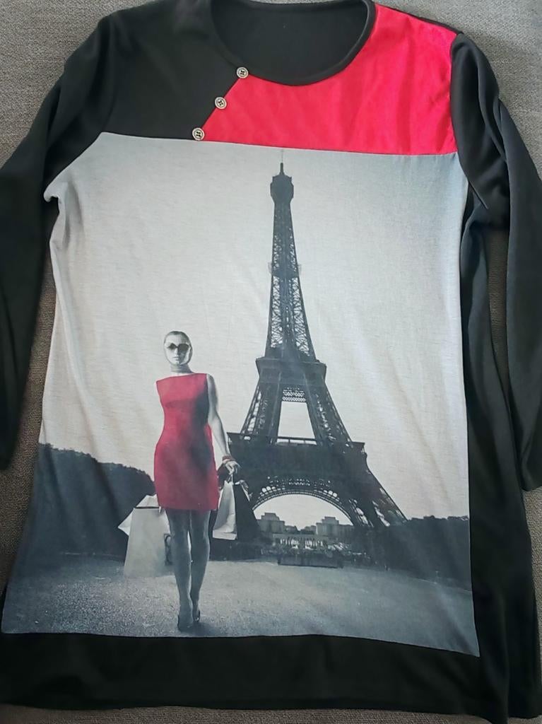 Pull Tunique Léger taille L Vintage Fabriqué En France, Enlèvement ou Envoi, Comme neuf