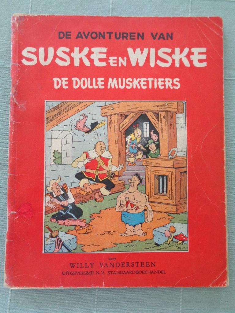 Suske en Wiske - De Dolle Musketiers (1e druk 1953), Ophalen of Verzenden